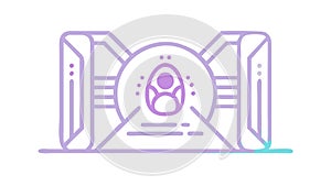 Abstract Digital Network, Data Flow Pattern, Tech Connectivity, vector design Generative AI