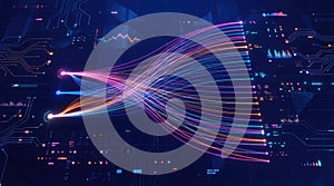 Abstract Digital Data Flow Network