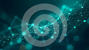 An abstract digital network representing the concepts of connectivity and the flow of data amongst systems