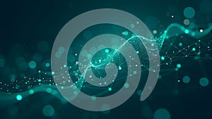 An abstract digital network representing the concepts of connectivity and the flow of data amongst systems