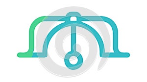 Abstract Digital Network Structure, Linear Node Connections, vector design Generative AI