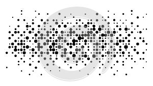 Abstract Digital Noise Dots Pixelated Texture Vector, vector design Generative AI