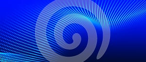 Abstract digital particle wave. Technology background. Futuristic dot wave. Network connection structure. Presentation