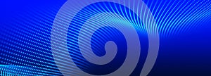 Abstract digital particle wave. Technology background. Futuristic dot wave. Network connection structure. Presentation
