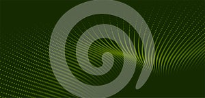 Abstract digital particle wave. Technology background. Futuristic dot wave. Network connection structure. Presentation