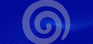 Abstract digital particle wave. Technology background. Futuristic dot wave. Network connection structure. Presentation
