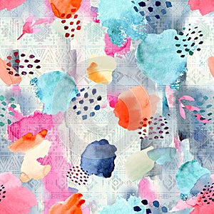Abstract digital print pattern background