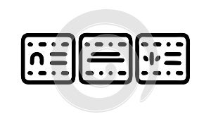 Abstract Digital Screens: Data Display Information Interface, vector design Generative AI