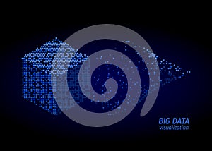 Abstract digital sorting information. Analysis of Information.