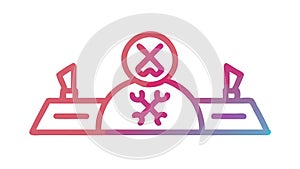 Abstract Digital System, Complex Data Network, vector design Generative AI