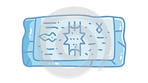 Abstract Digital Tablet. Futuristic Interactive Device, vector design Generative AI