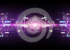 Abstract digital technology background, computer programing process