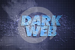 abstract digital technology dark web text background, danger internet, data braking