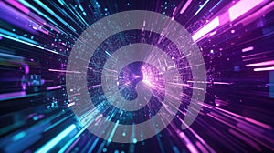 Abstract digital tunnel creating fast data movement