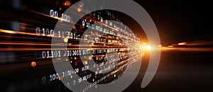 Abstract Digital Tunnel with Floating Binary Code in a Dynamic Data Flow Environment