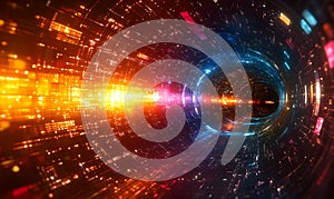 Digital Tunnel of Light