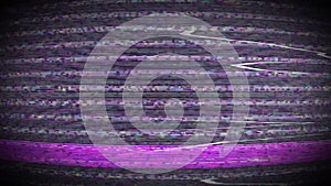 Abstract Digital TV Noise flickers. No signal. VHS. Digital Animation.