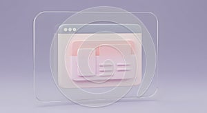 Modern 3D Responsive Web Design Concept