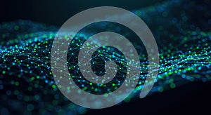 Abstract Digital Wave