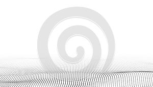 Abstract Digital Wave Particle Flow. Big Data