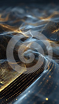 Abstract digital wave pattern background design