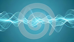 Abstract Digital Wave Pattern Background