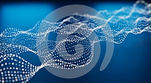 Abstract Digital Waveform A Dynamic Visualization of Data and Information Flow