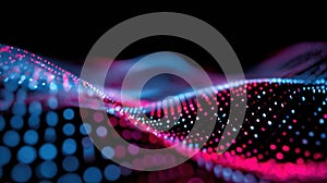 Abstract Digital Waveform