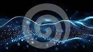 Abstract Digital Waveform Visualization