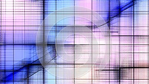 Abstract Digital Wireframe Grid Background