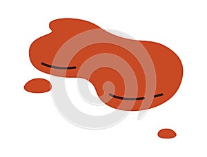 Abstract dirty spot flat icon