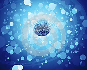 Abstract disco background.