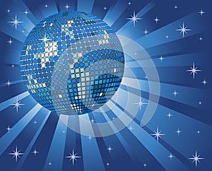 Abstract disco background