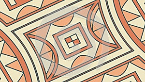 Abstract Distorted Geometric Square Pattern, vector design Generative AI
