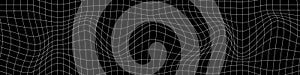 Abstract distorted grid.