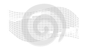 An abstract, distorted grid pattern with a subtle wavy effect vector. vector design Generative AI