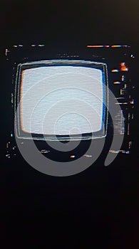Abstract Distorted TV Screen with Static Noise, Glitching Pixels, and Visual Tearing Ã¢â¬â Phone Wallpaper HD photo
