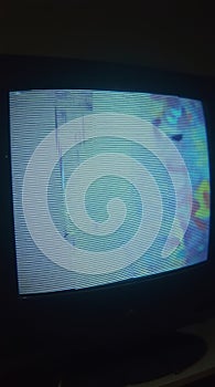 Abstract Distorted TV Screen with Static Noise, Glitching Pixels, and Visual Tearing Ã¢â¬â Phone Wallpaper HD photo