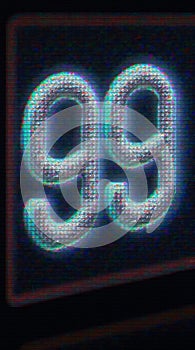 Abstract Distorted TV Screen with Static Noise, Glitching Pixels, and Visual Tearing Ã¢â¬â Phone Wallpaper HD photo
