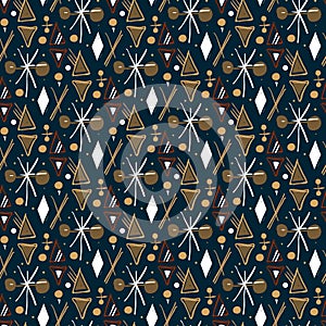 abstract ditsy pattern