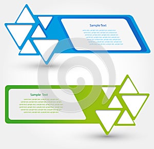 Abstract dlue and green background