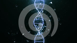 Abstract Dna concept