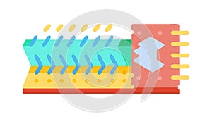 Abstract DNA Sequence, Genetic Code, Biological Information, vector design Generative AI