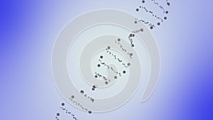 Abstract DNA structure. Medical science background. DNA Molecule Structure.