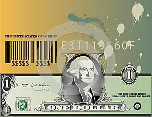 Abstract Dollar Bill