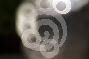 Abstract donut bokeh background