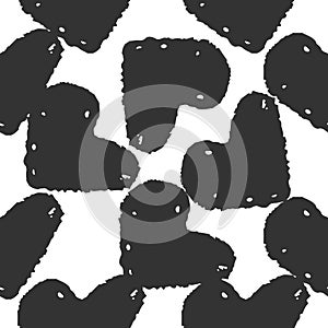 Abstract doodle seamless pattern. hand drawn