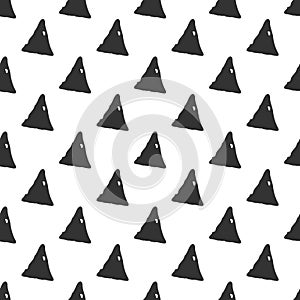 Abstract doodle seamless pattern. hand drawn