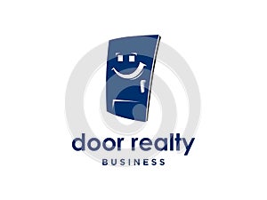 Abstract door logo design inspiration