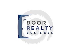 Abstract door logo design inspiration